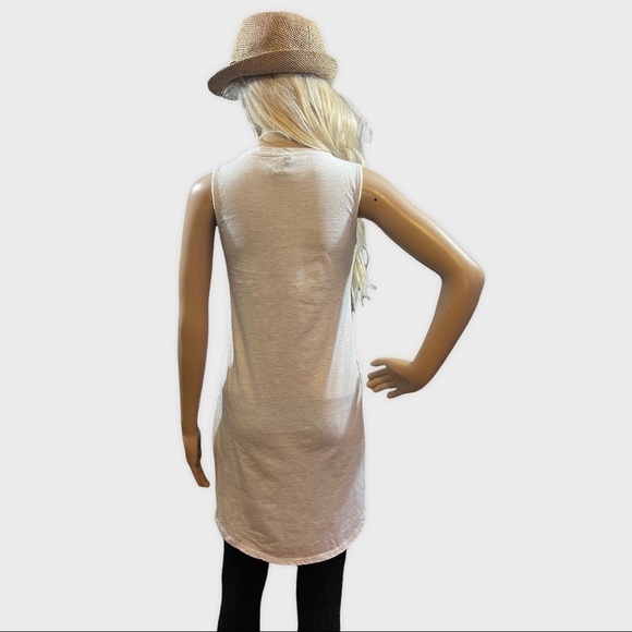BETSEY Johnson Performance Tunic Length White & gray striped top/tunic - Picture 5 of 9
